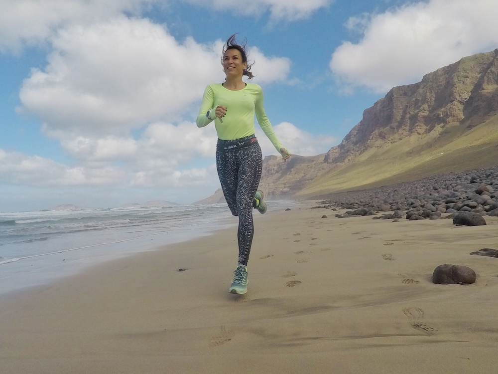 Rutas para correr Lanzarote Canarias correr bien pau inspirafit paula butragueño running lanzarote