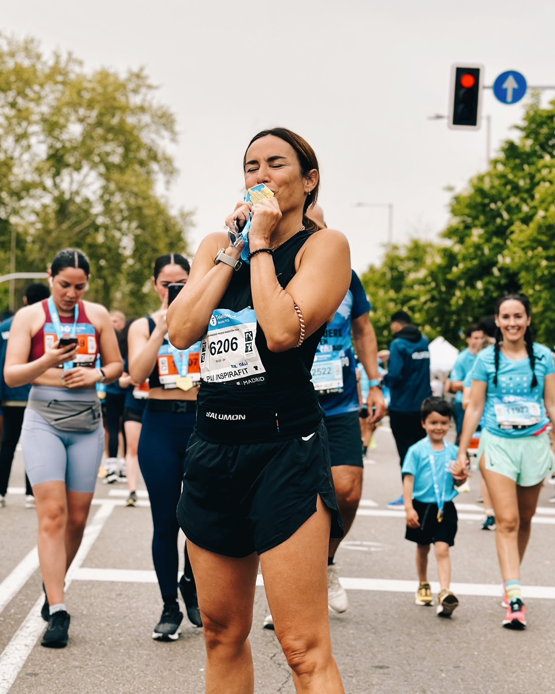 media maratón postparto