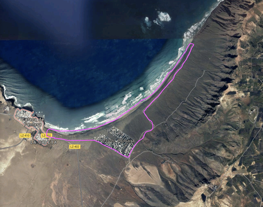 rutas para correr por lanzarote running pau inspirafit caleta de famara google maps