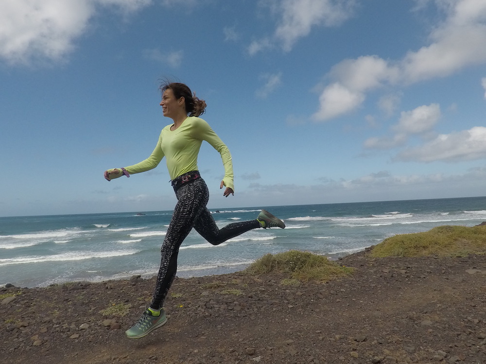 rutas para correr por lanzarote running pau inspirafit playa de famara