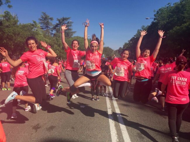 carrera de la mujer