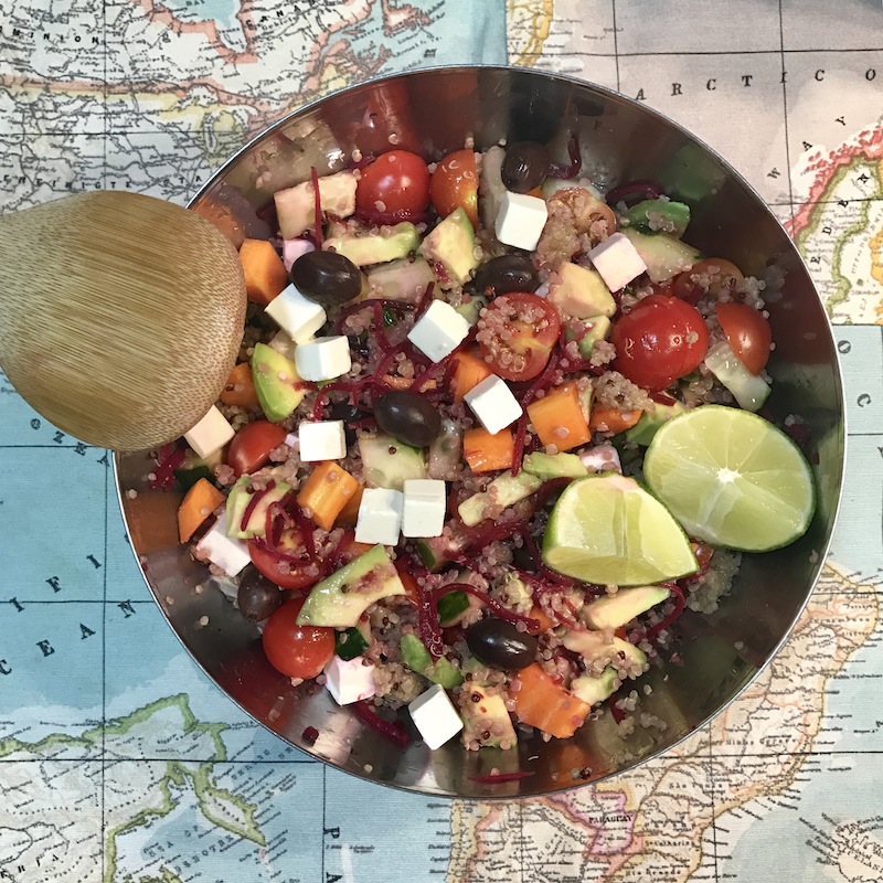 recetas quinoa ensalada inspirafit salud alimentacion