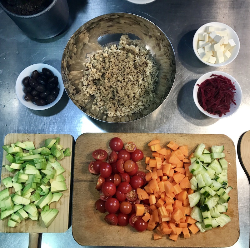 ensalada quinoa receta inspirafit saludable alimentacion